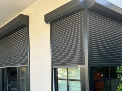 Exterior Roll Shutters in Action