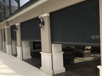 Outdoor Motorized Screens in Action